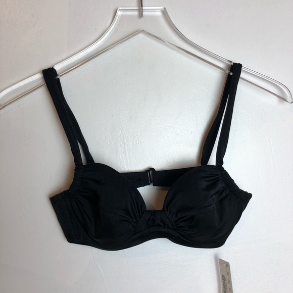 J. Crew Other - 3/$25 J. Crew | NWT Black Ruched French Bikini Top